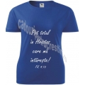 Tricou dama albastru regal Pot totul...